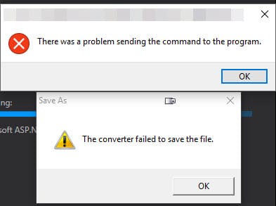 save file format error m3